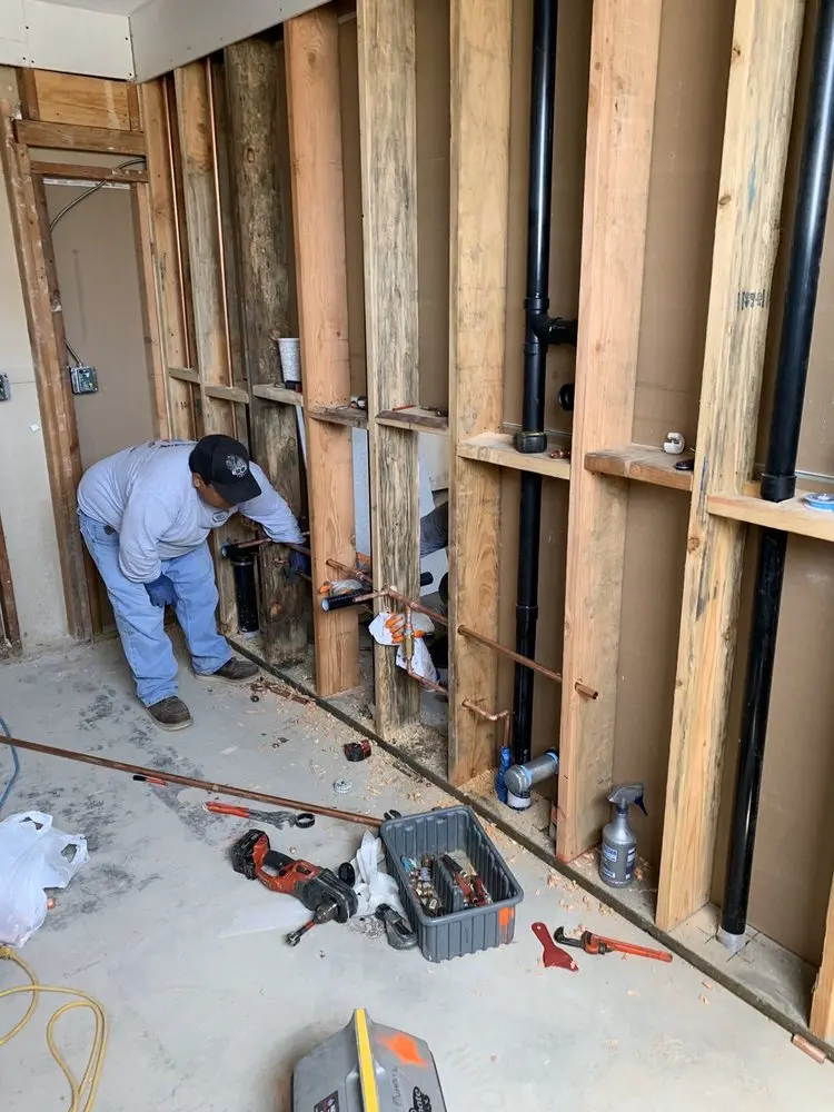 Commercial rough-in plumbing for Trenchless Sewer Repair in Five Forks